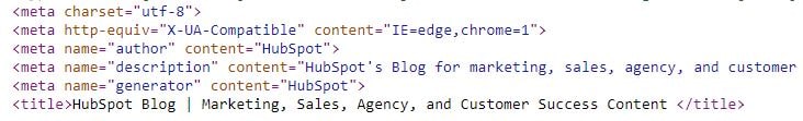 an example of meta tags in code